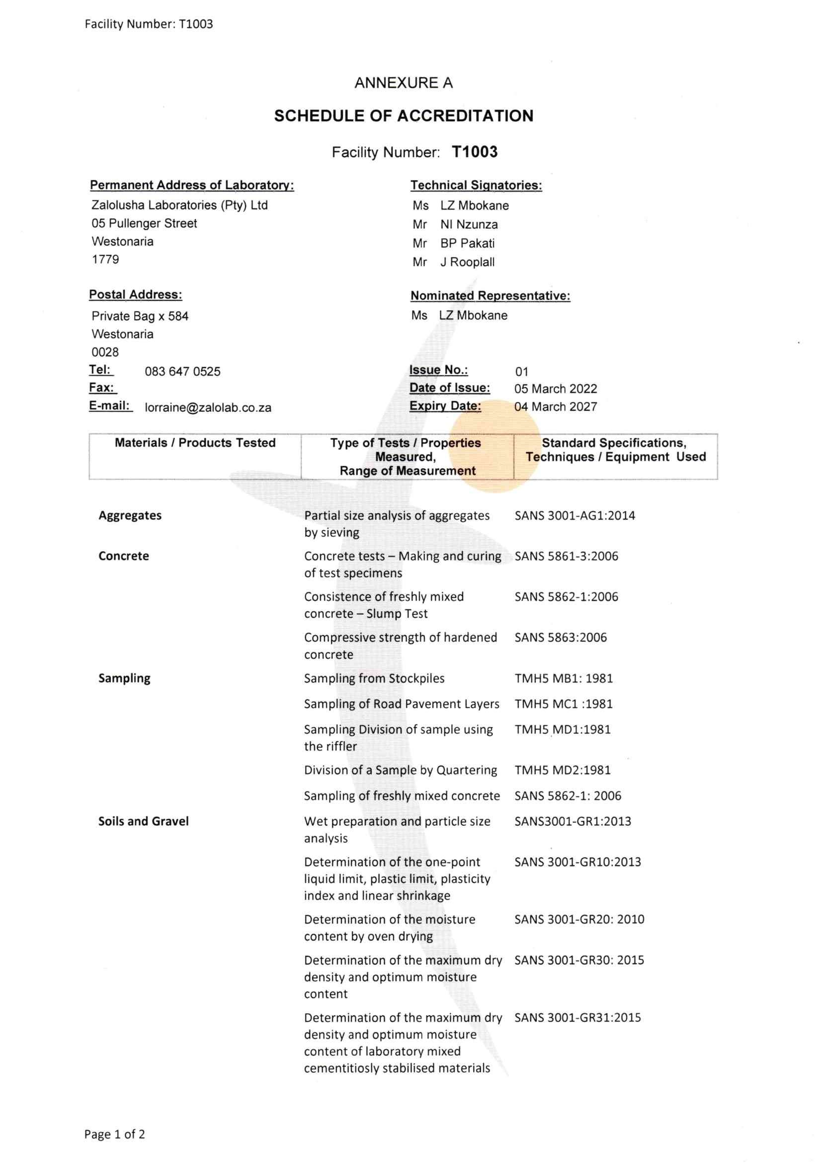 T1003 SANAS Accreditation Certificate_Page_2 T1003-SANAS Accreditation